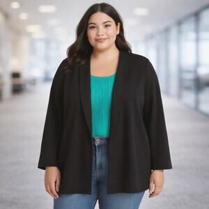 Athleta SZ 22 Avenue Blazer Black NWT Commuting Career Travel Work